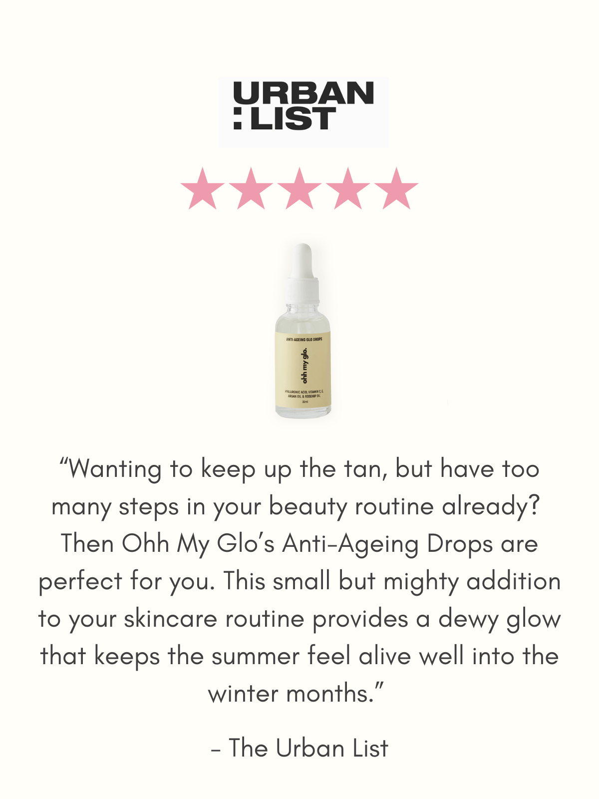 Anti - Ageing Glo Drops - Ohh My Glo Pty Ltd