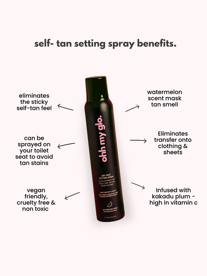 Self Tan Setting Spray  - 2 PACK
