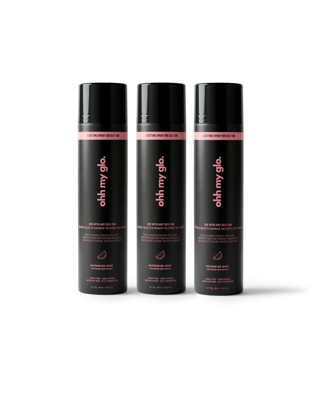 Self Tan Setting Spray - 3 Pack - Ohh My Glo Pty Ltd